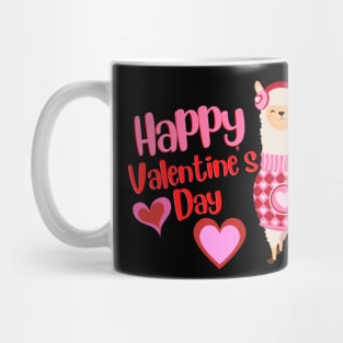 Llama Valentines Day Mug